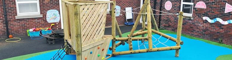 Fishwick Primary School's EYFS Climbing Frame